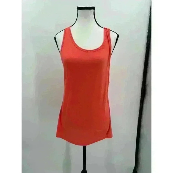 Athleta Women's Athletic Yogini Strappy Orange Tank Top Size M‎ - Picture 1 of 5